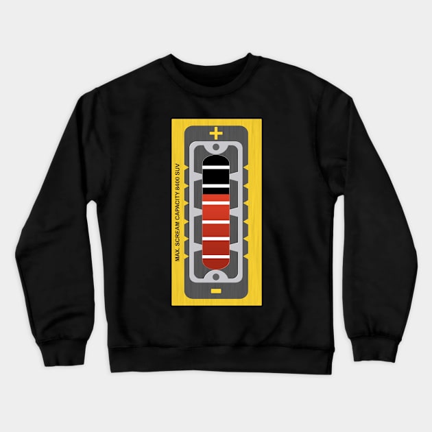 Scream Meter Crewneck Sweatshirt by Veraukoion